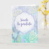 Susurro de Flores – Tarjeta de condolencias カード (黄色い花)