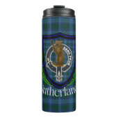Sutherland Scottish Clan Tartan & Crest タンブラー (正面)