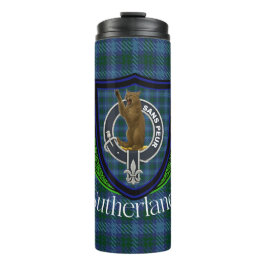 Sutherland Scottish Clan Tartan & Crest タンブラー