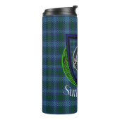 Sutherland Scottish Clan Tartan & Crest タンブラー (回転左)
