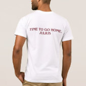 Sutterのアメリカ人によって混ぜられるウィスキー Tシャツ (裏面)