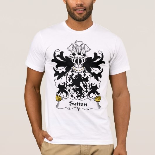Suttonの家紋 Tシャツ (正面)