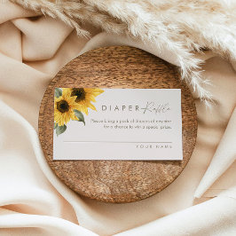 SUTTONひまわりおむつラッフルチケット（100セット） 名刺