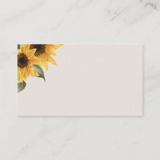 SUTTONひまわり表示シャワーエンクロージャカード エンクロージャーカード (裏面)