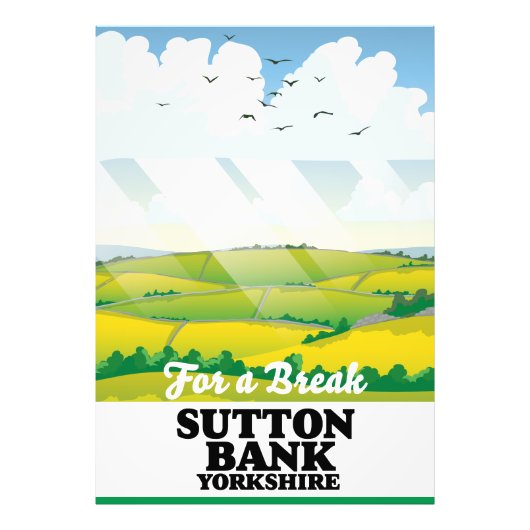 Sutton Bank yorkshire旅行ポスター フォトプリント (正面)