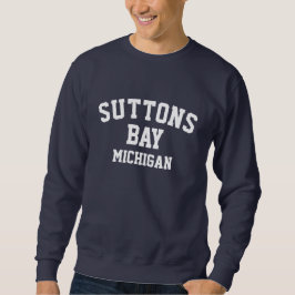 Sutton Bay Michiganプリントスウェットシャツ スウェットシャツ