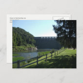 Sutton Dam on Elk River, Sutton, West Virgina ポストカード (正面/裏面)