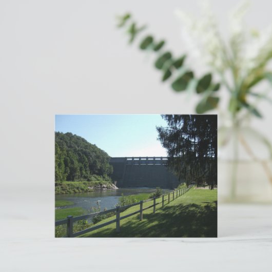Sutton Dam on Elk River, Sutton, West Virgina ポストカード (スタンド正面)