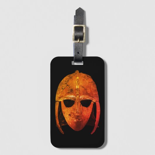 Sutton Hoo helmet ラゲッジタグ (正面縦)