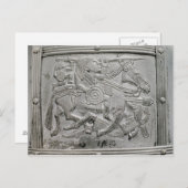 Sutton Hoo Treasureからヘルメットの断片 ポストカード (正面/裏面)