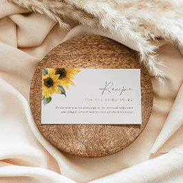 SUTTON Sunflowerレシピリクエストカード（100セット） 名刺
