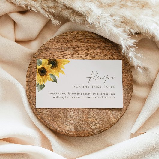 SUTTON Sunflowerレシピリクエストカード（100セット） 名刺