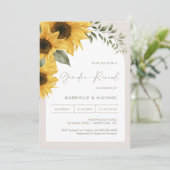 SUTTON Sunflower Gender Reveal 招待状 (スタンド正面)