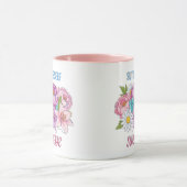 “Suture Self, Sweetie” Funny Nurse– Floral Medical マグカップ (中央)