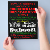 SUVANA RECORDS PRESENTS:, 遅いよりはマシ…だが チラシ (手)