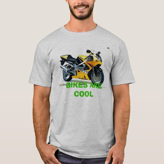 suz7dのバイクはクールです tシャツ (正面)