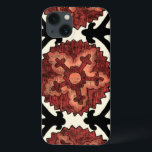 Suzaniのスタイルの装飾的な花パターン iPhone 13ケース<br><div class="desc">Chariklia Zarrisによるこの装飾的な花柄はsuzaniのスタイルのタペストリーをまねるためになされます。 これらの種族の織物は中央アジアから起き、15世紀に戻って家系をたどります。 歴史の部分をこのパターンの購入によって所有するため!</div>