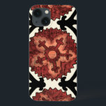 Suzaniのスタイルの装飾的な花パターン iPhone 13ケース<br><div class="desc">Chariklia Zarrisによるこの装飾的な花柄はsuzaniのスタイルのタペストリーをまねるためになされます。 これらの種族の織物は中央アジアから起き、15世紀に戻って家系をたどります。 歴史の部分をこのパターンの購入によって所有するため!</div>