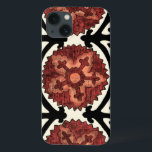 Suzaniのスタイルの装飾的な花パターン iPhone 13ケース<br><div class="desc">Chariklia Zarrisによるこの装飾的な花柄はsuzaniのスタイルのタペストリーをまねるためになされます。 これらの種族の織物は中央アジアから起き、15世紀に戻って家系をたどります。 歴史の部分をこのパターンの購入によって所有するため!</div>