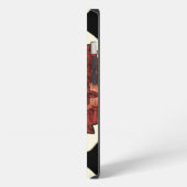 Suzaniのスタイルの装飾的な花パターン iPhoneケース (左側面)