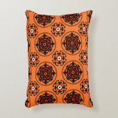 Suzaniオレンジパターン アクセントクッション (正面(垂直))