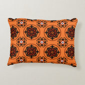 Suzaniオレンジパターン アクセントクッション (裏面)