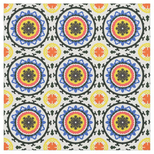 Suzaniパターン ファブリック (クローズアップ)