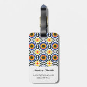 Suzaniパターン ラゲッジタグ (裏面縦)