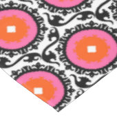 Suzaniピンクのパターン テーブルクロス (アングル)