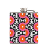 Suzaniピンクのパターン フラスク (裏面)