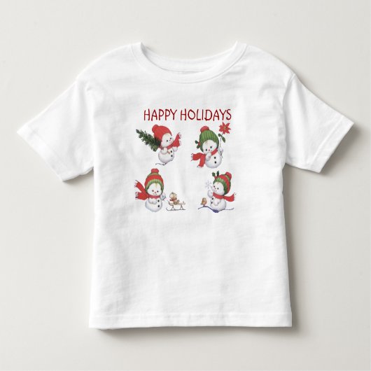 SUZANNE ELIZABETHクリスマスコレクション –  トドラーTシャツ (正面)