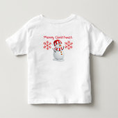 Suzanne Elizabeth クリスマスコレクション トドラーTシャツ (裏面)