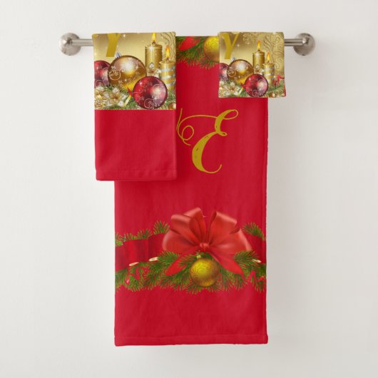 Suzanne Elizabeth Christmas Collection - バスタオルセット (インサイチュ)