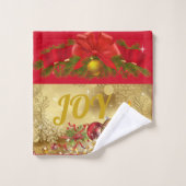 Suzanne Elizabeth Christmas Collection - バスタオルセット (ウォッシュタオル)