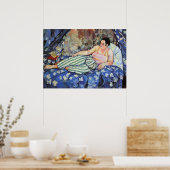 SUZANNE VALADON – ブルールーム1923 ポスター (キッチン)