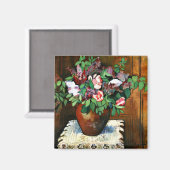 Suzanne Valadon – 花瓶， 1921 マグネット (正面/裏面)