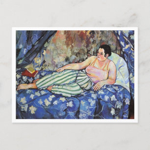Suzanne Valadon, The Blue Room, 1923 ポストカード