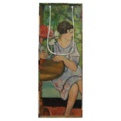 Suzanne Valadon Young Girl in a Front of a window ワインギフトバッグ (正面)