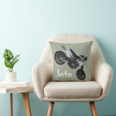 Suzuki DRの土のバイクのオートバイの枕 クッション (椅子)