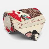 Suzuki Kasonの桜の日本の女性の女性芸術 ネクタイ (ロール)