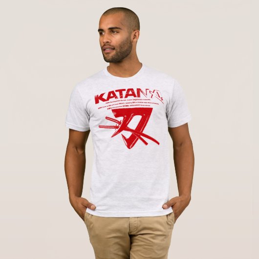 Suzuki Katana Logo Red Tシャツ (正面フル)