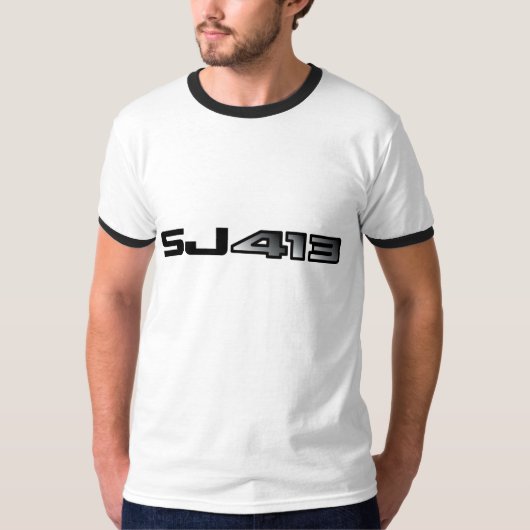 Suzuki SJ 413の原稿の紋章 Tシャツ (正面)