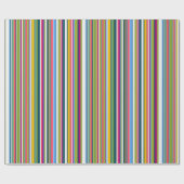 Suzy stripes multi rainbow gift wrapping paper ラッピングペーパー (フラット)