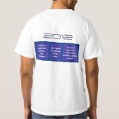 SV3 - Sunnyvaleのイベント第3年次BBQのTシャツ Tシャツ (裏面)