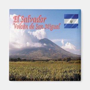 SV -エルサルバドル-火山サンミゲル マグネット