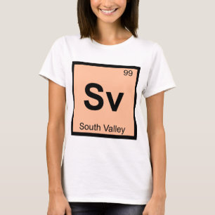 Sv -南谷のニューメキシコ化学都市記号 tシャツ