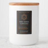 Svadhisthana Sacral Chakra Candle Label フードラベル (正面)