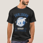 Svalbard Norway Polar Bears Longyebyen Gif Tシャツ (正面)