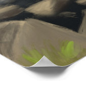 Svartifoss Serenity:アイスランドウォーターフォートワンダーラン ポスター (角)