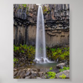 Svartifoss waterfall ポスター (正面)